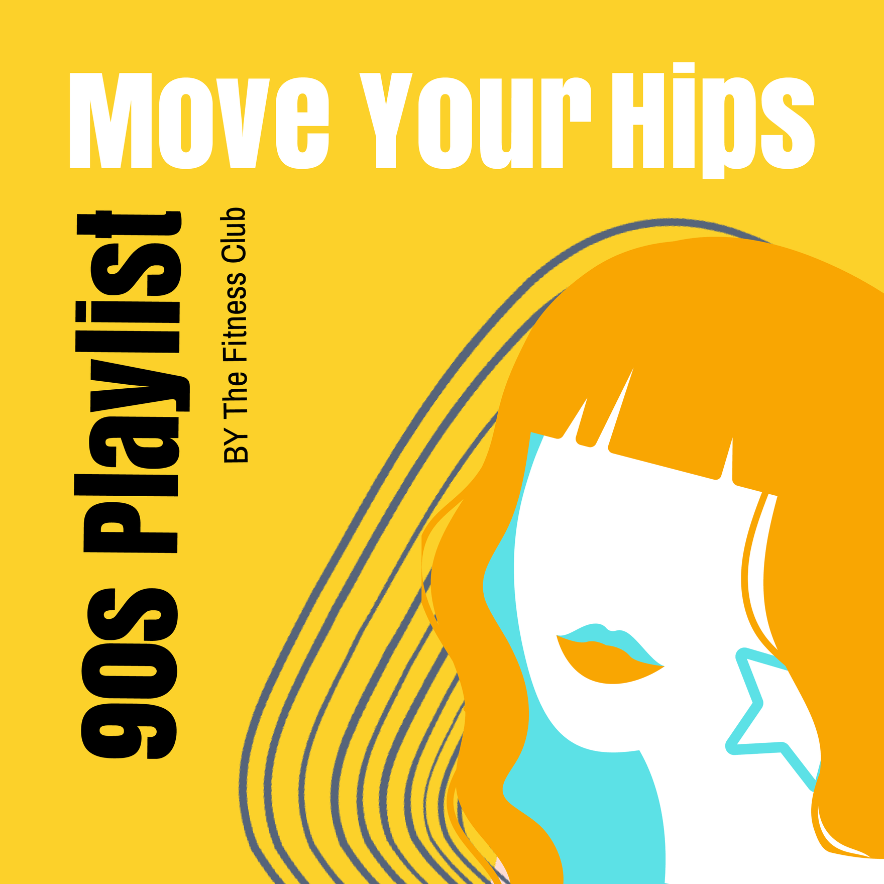 Free Workout Playlist Cover Template