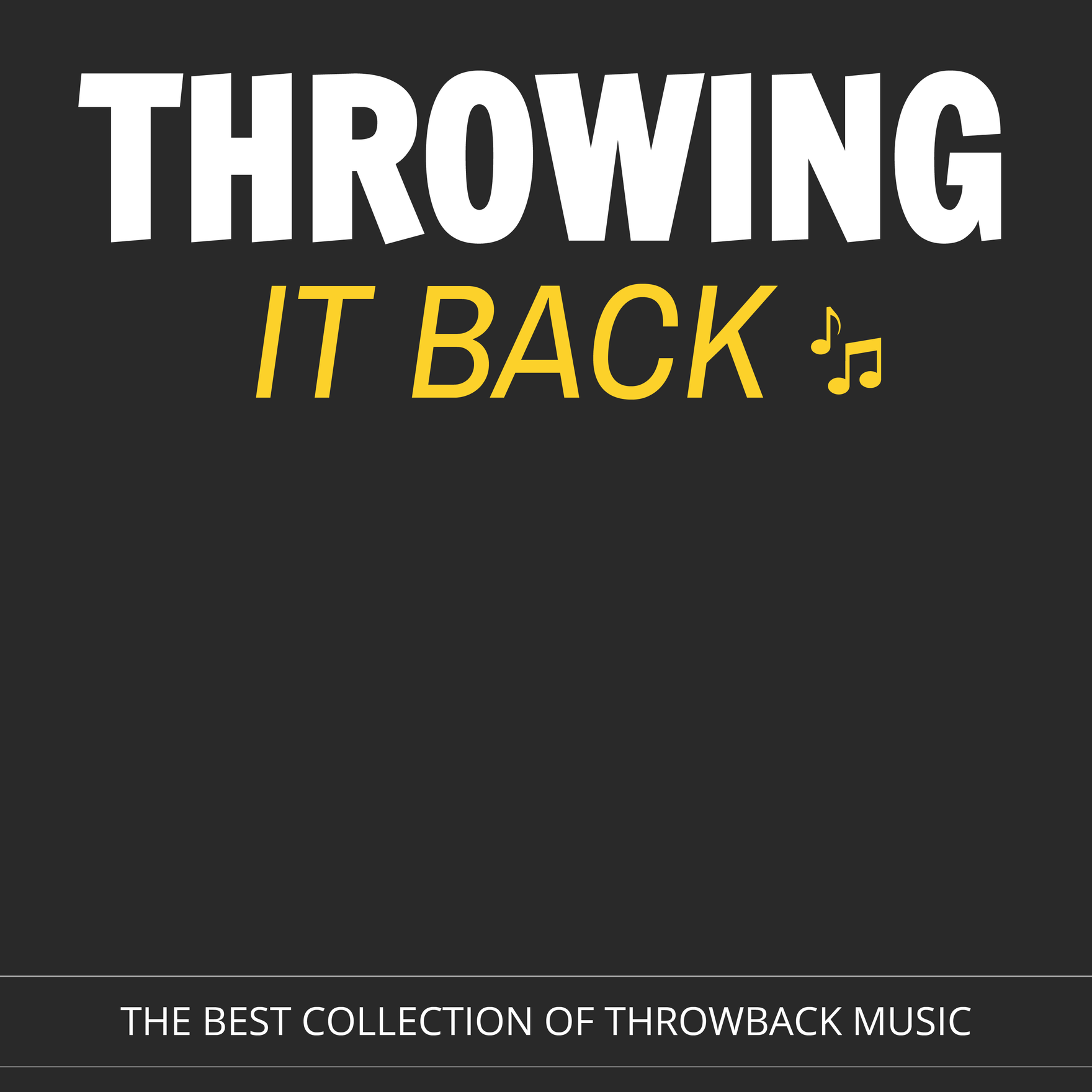Throwback Playlist Cover Template