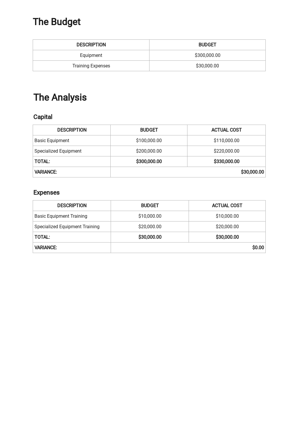 budget-analysis-template-free-pdf-word-apple-pages-google-docs