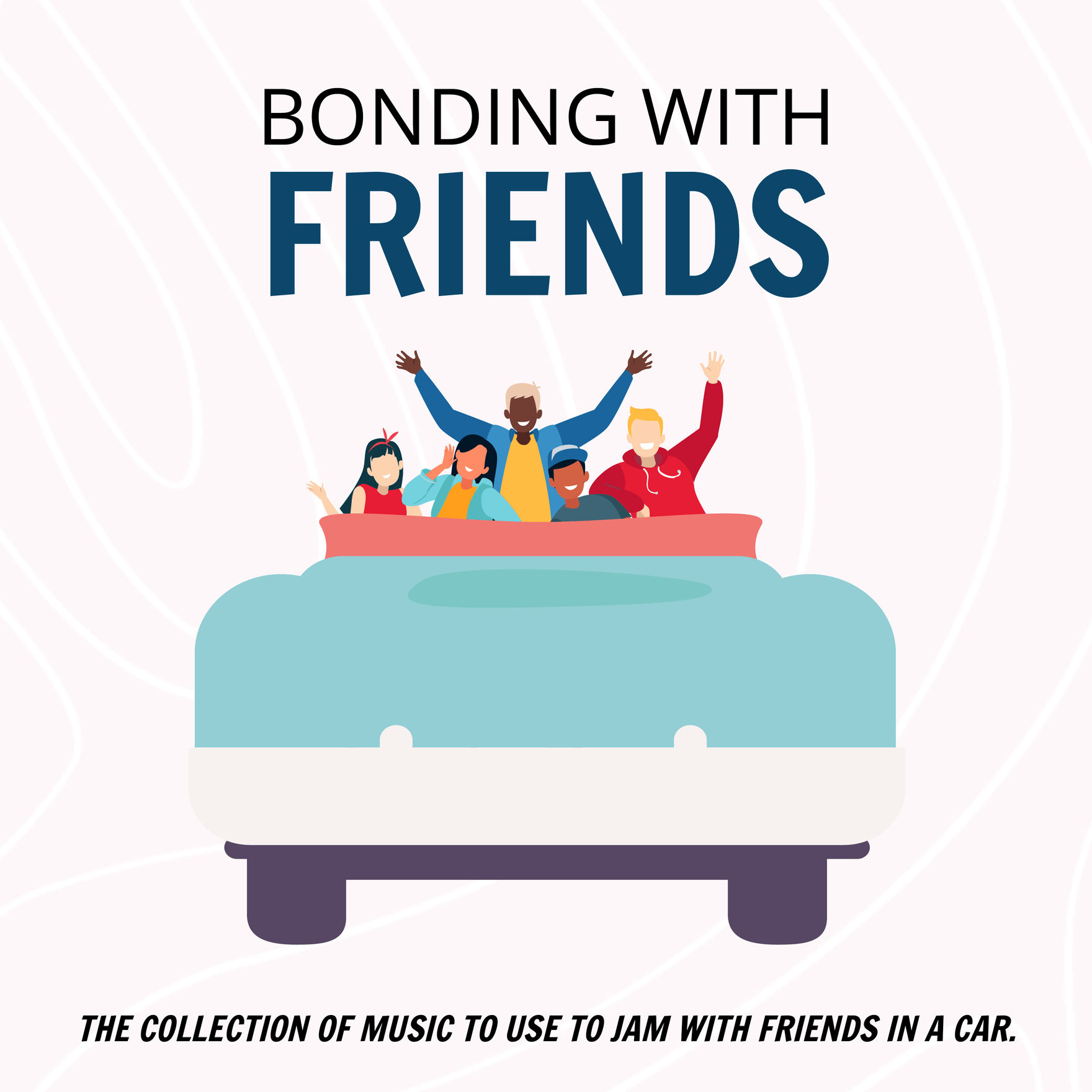 Car Playlist Cover Template