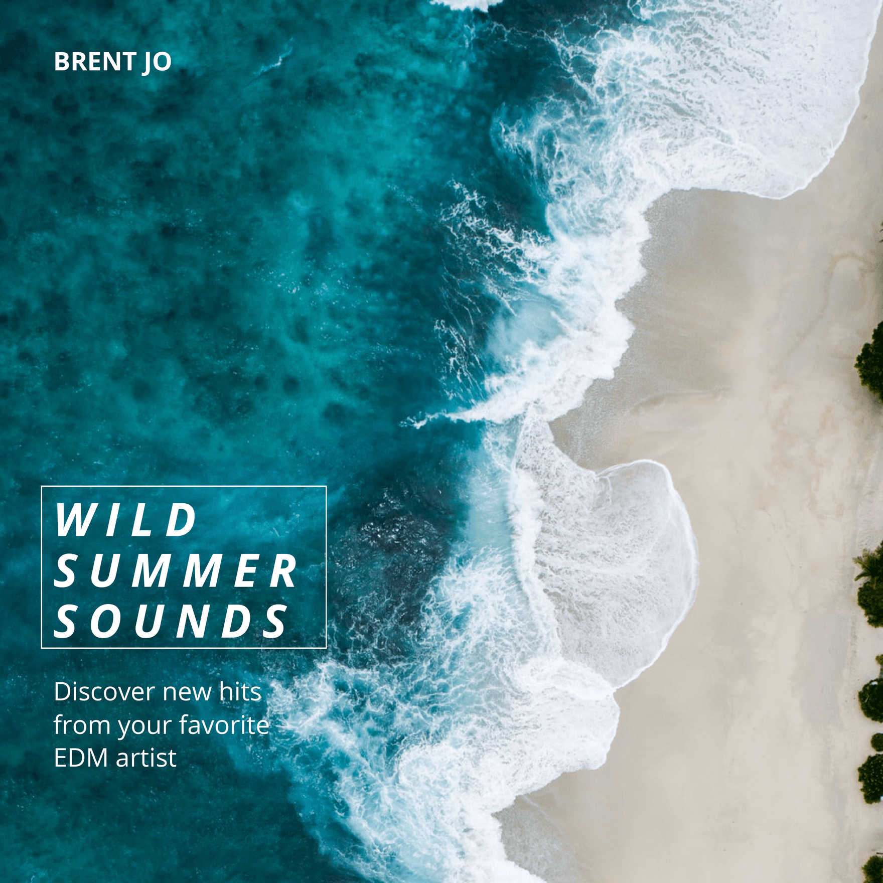 Summer Playlist Cover in Word, Illustrator, PSD