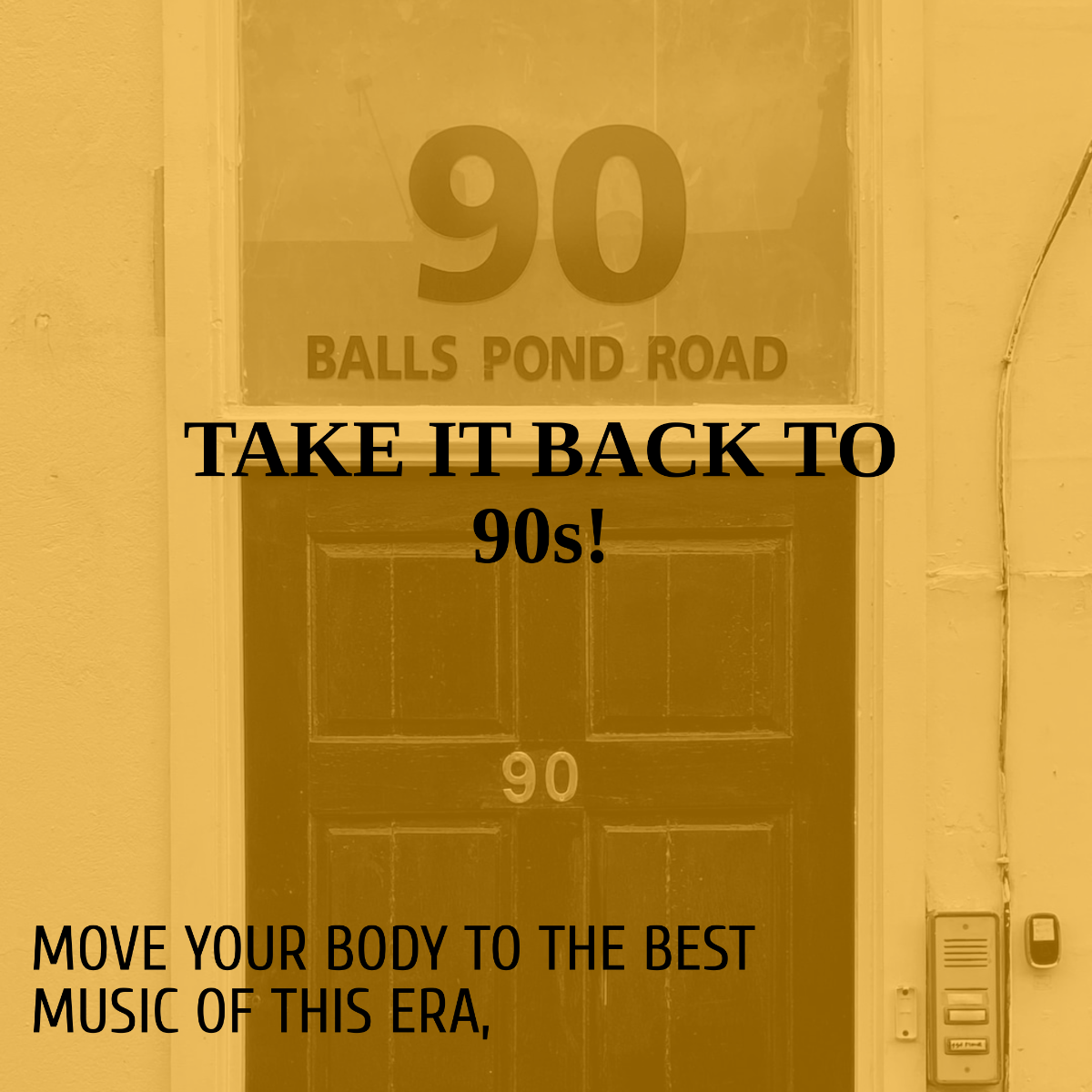 Free 90s Playlist Cover Template