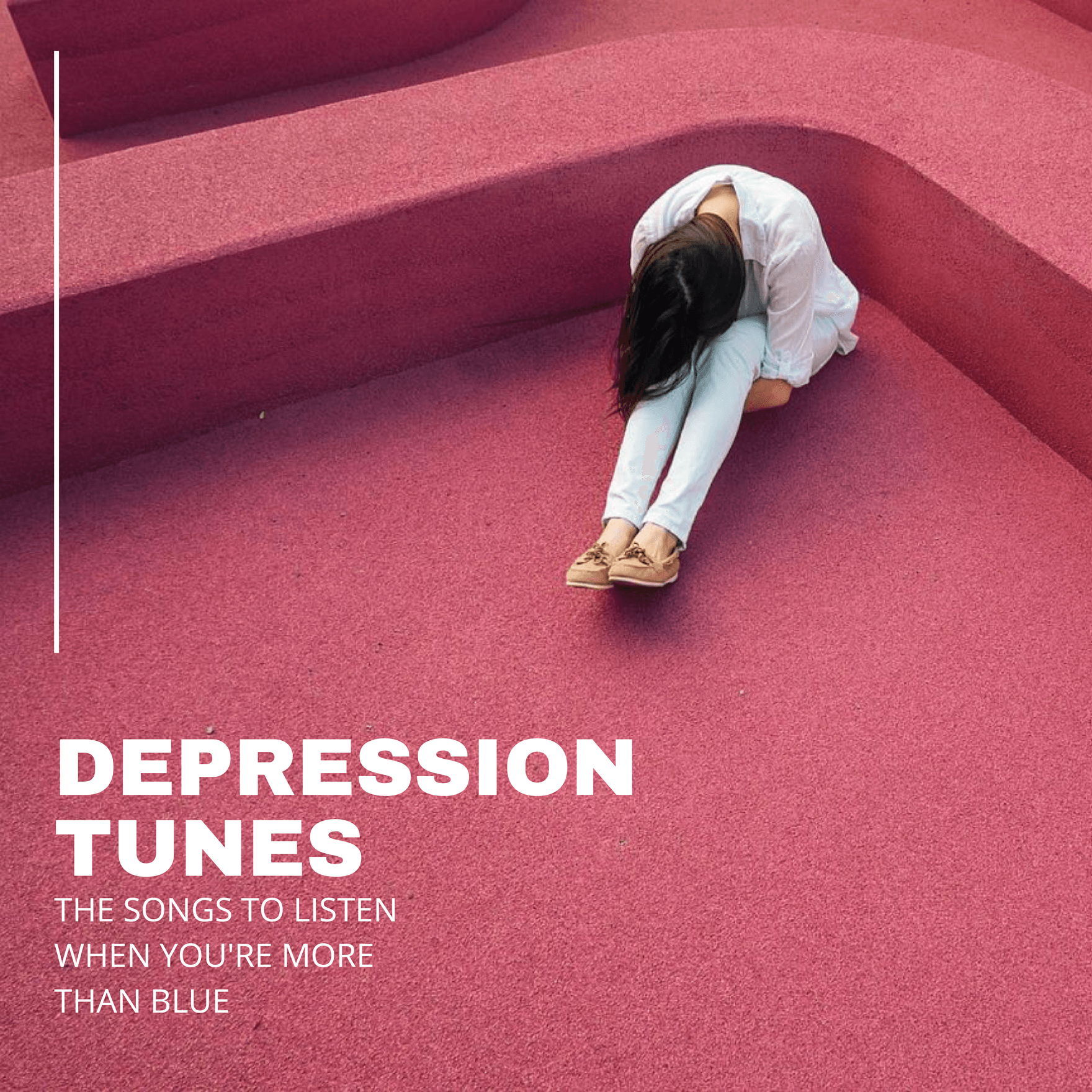 Free Depressed Playlist Cover in Word, Illustrator, PSD