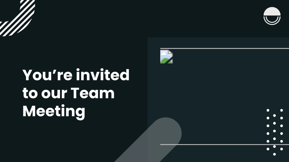 Free Team Meeting Invitation Video Template to Edit Online