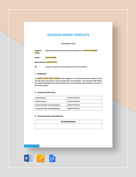 14+ FREE Sample Memo Templates - Word (DOC) | Google Docs | Apple Pages ...