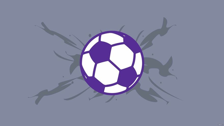 Purple Football Background