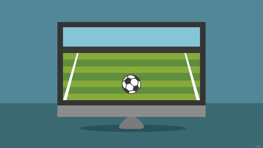 Free Football Computer Background in Illustrator, EPS, SVG, JPG, PNG