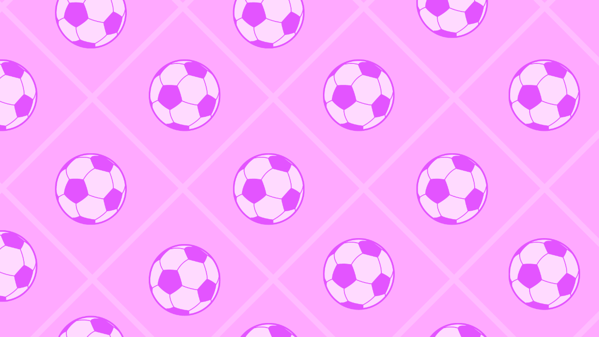 Pink Football Background Template