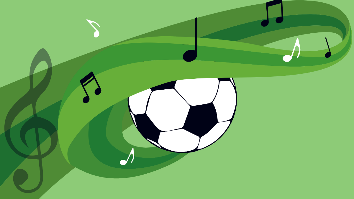 Free Football Music Background Template