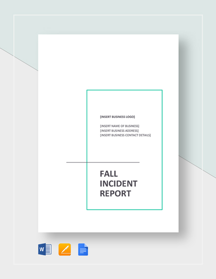 50+ Incident Report Templates - PDF, Docs, Apple Pages