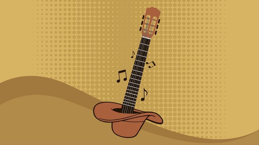 Free Country Music Background in Illustrator, EPS, SVG, JPG, PNG