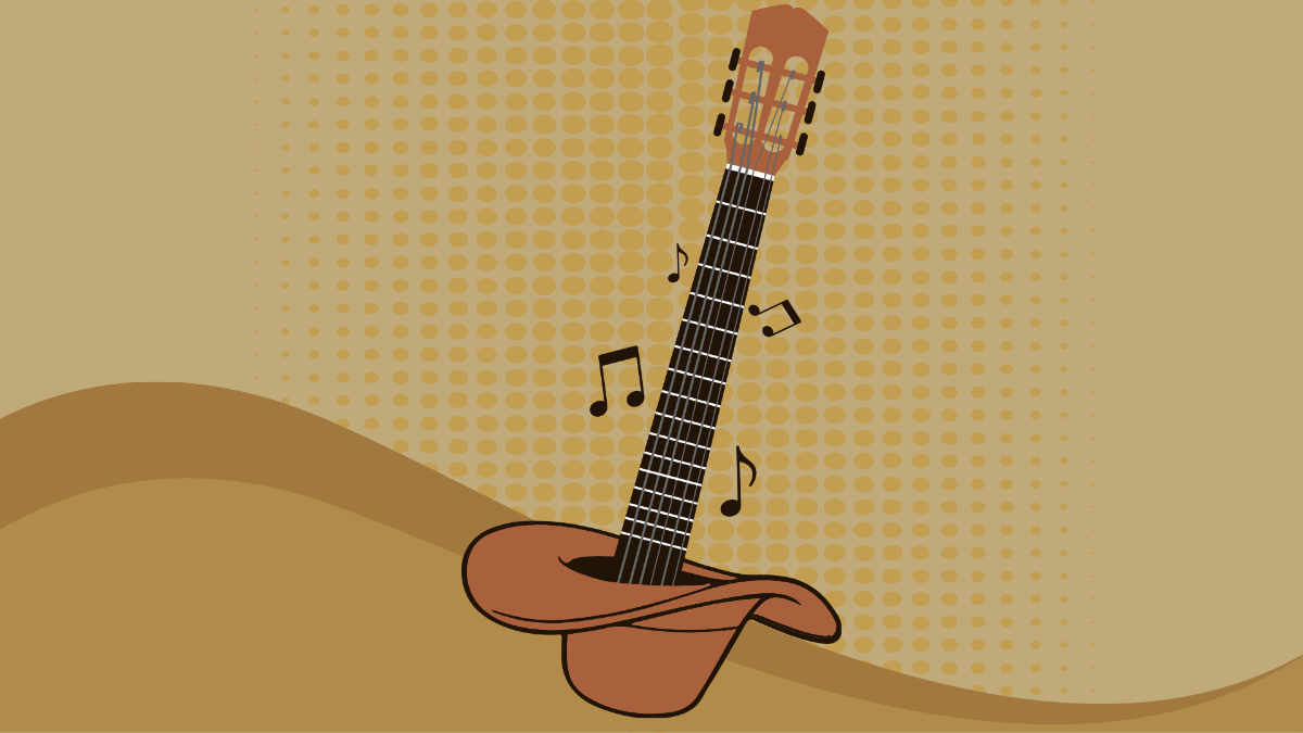 Country Music Background Template