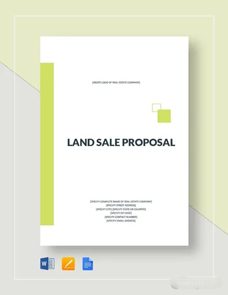 Land Sale Proposal Template