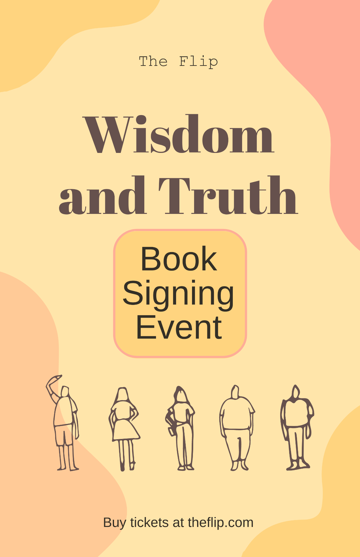 Free Book Signing Meet And Greet Poster Template