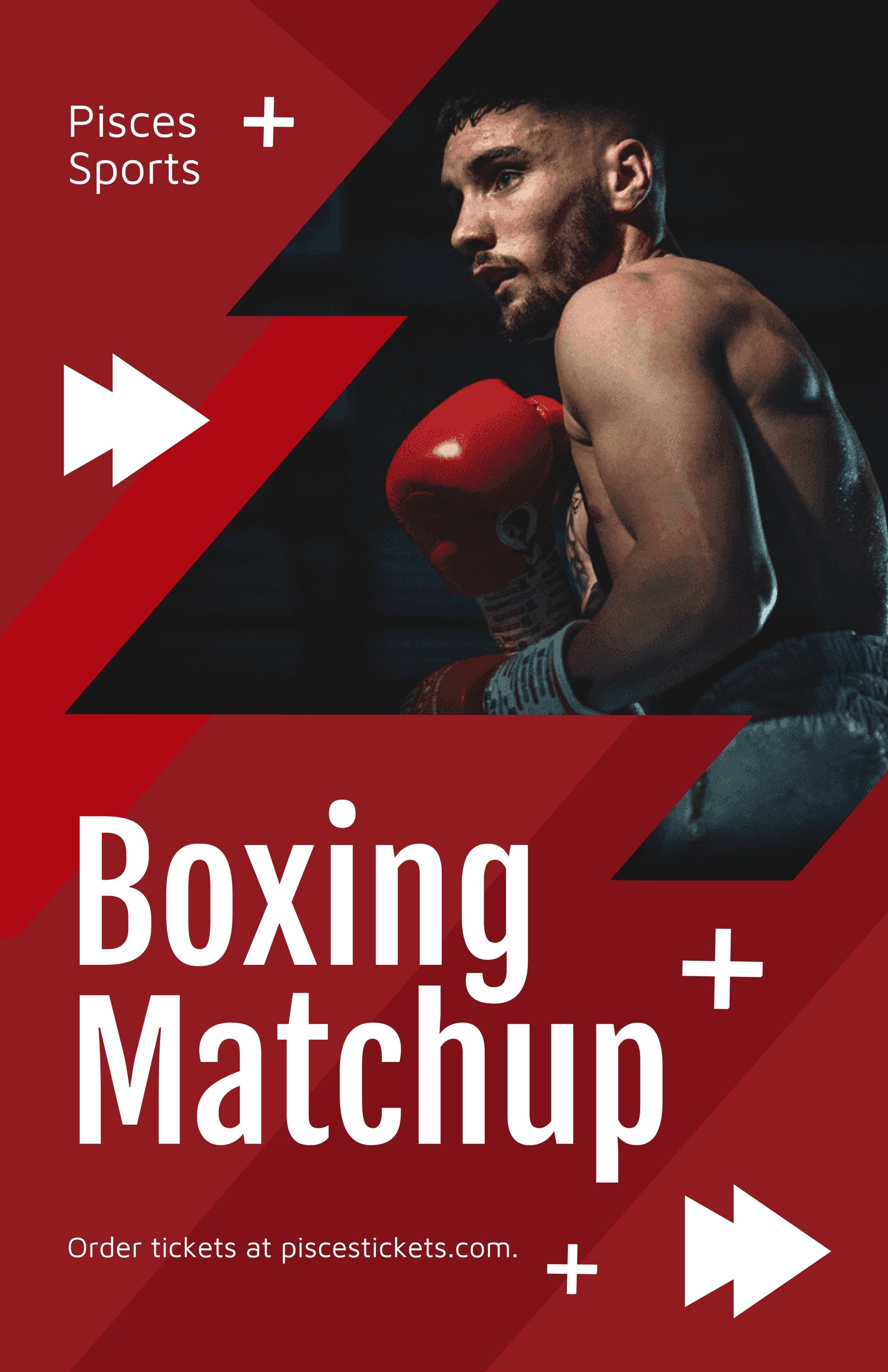 Boxing Matchup Poster
