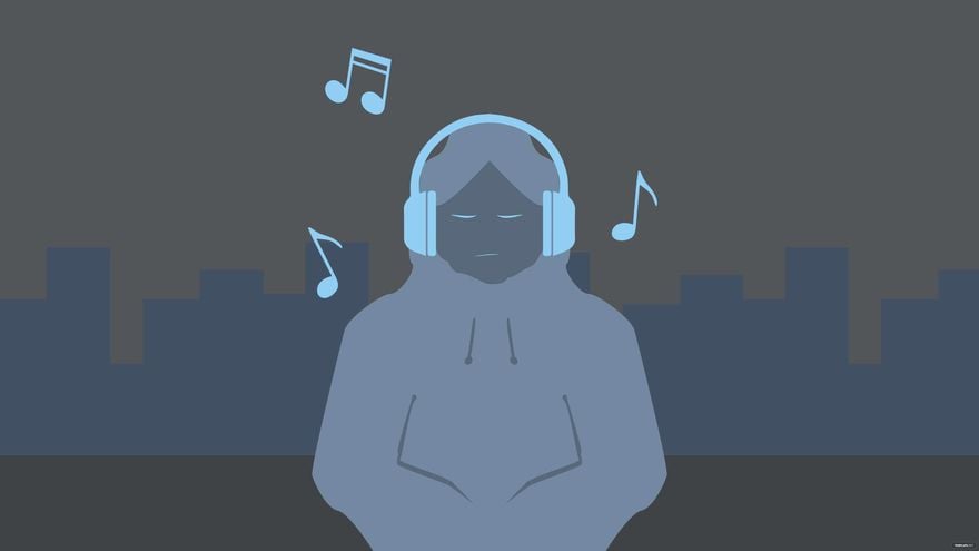 Sad Music Background in Illustrator, EPS, SVG, JPG, PNG