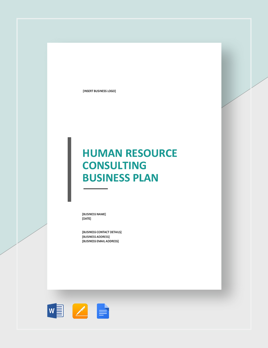 Human Resources Consulting Business Plan Template