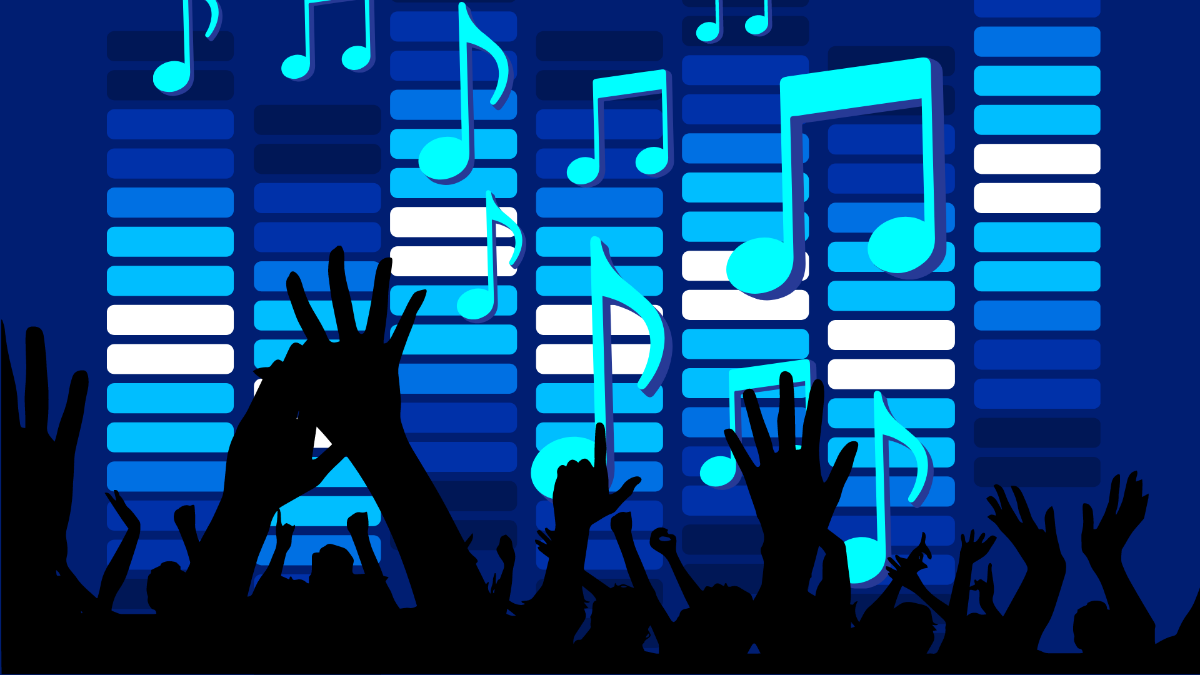 Free Music Party Background Template