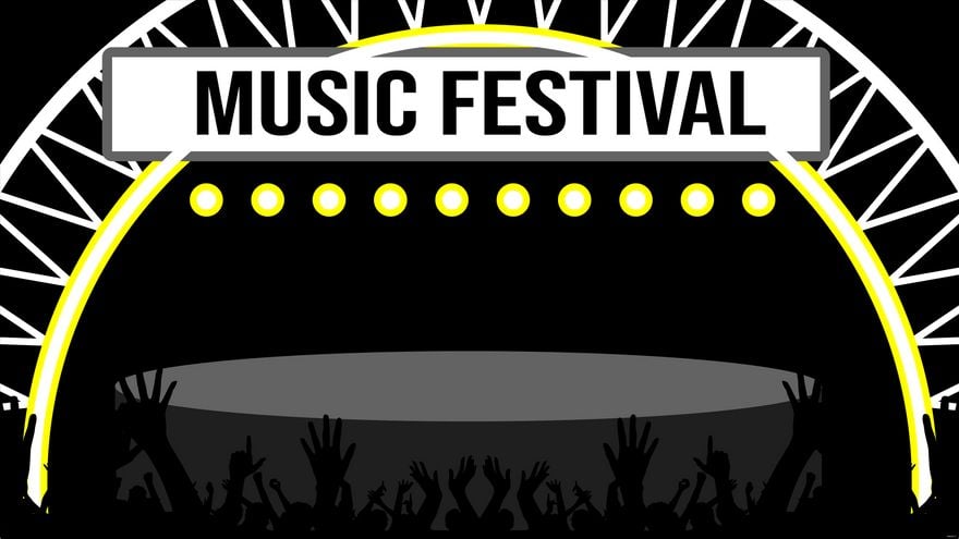 Free Music Festival Background
