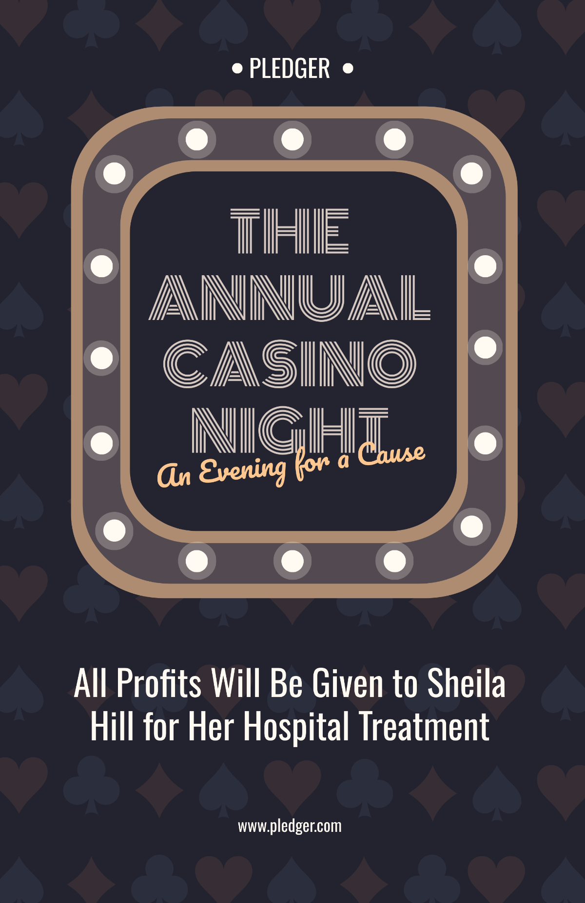 Free Casino Night Poster Template