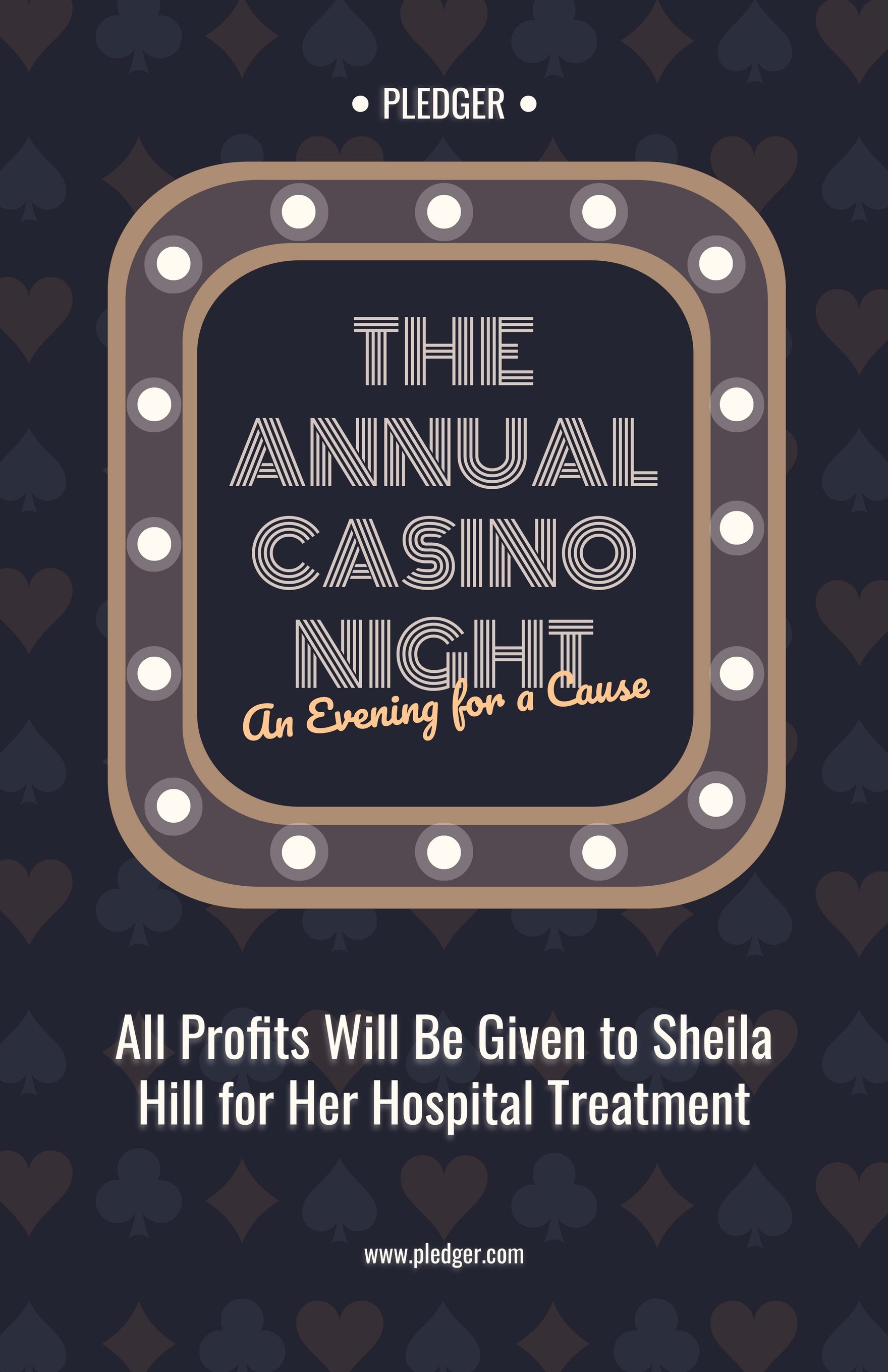 Casino Night Poster Template