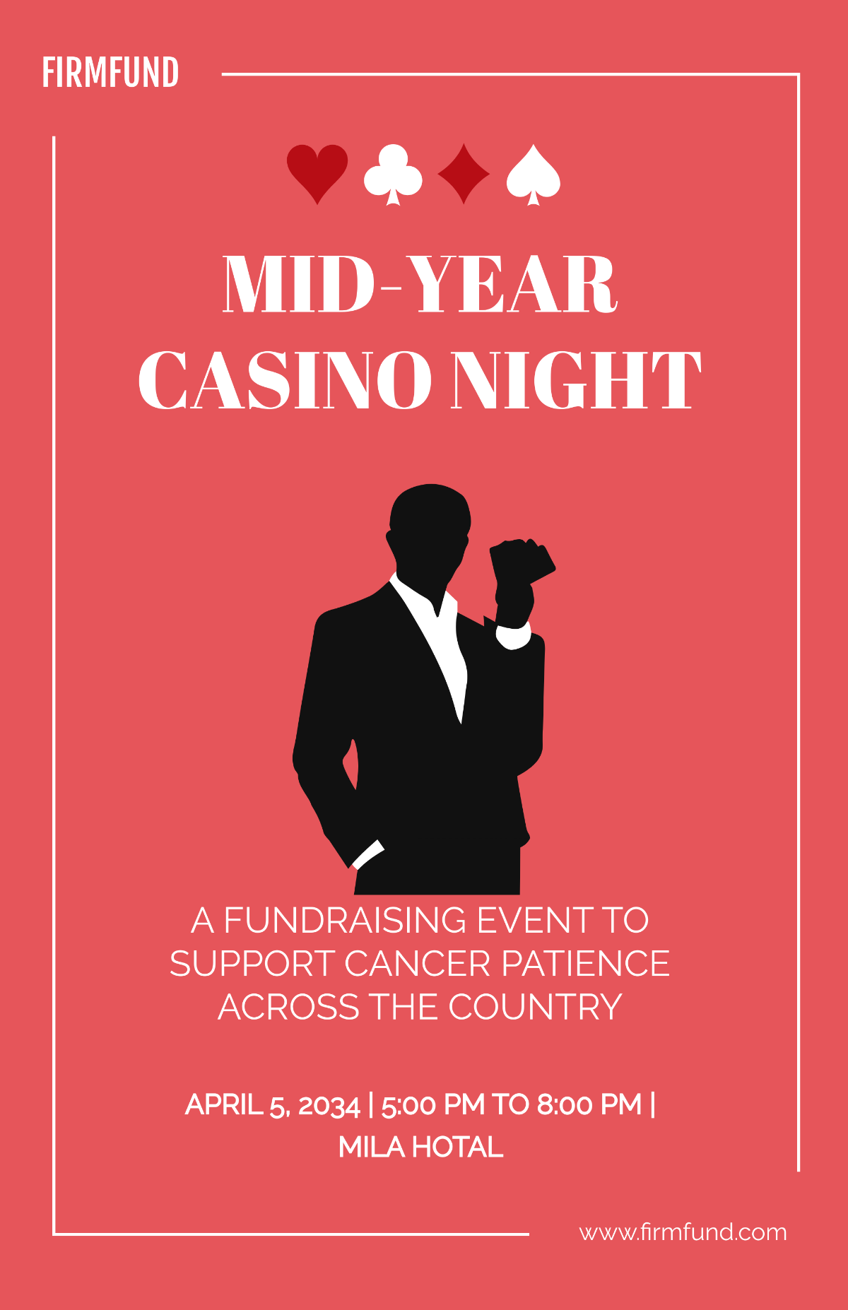 Simple Casino Poster Template