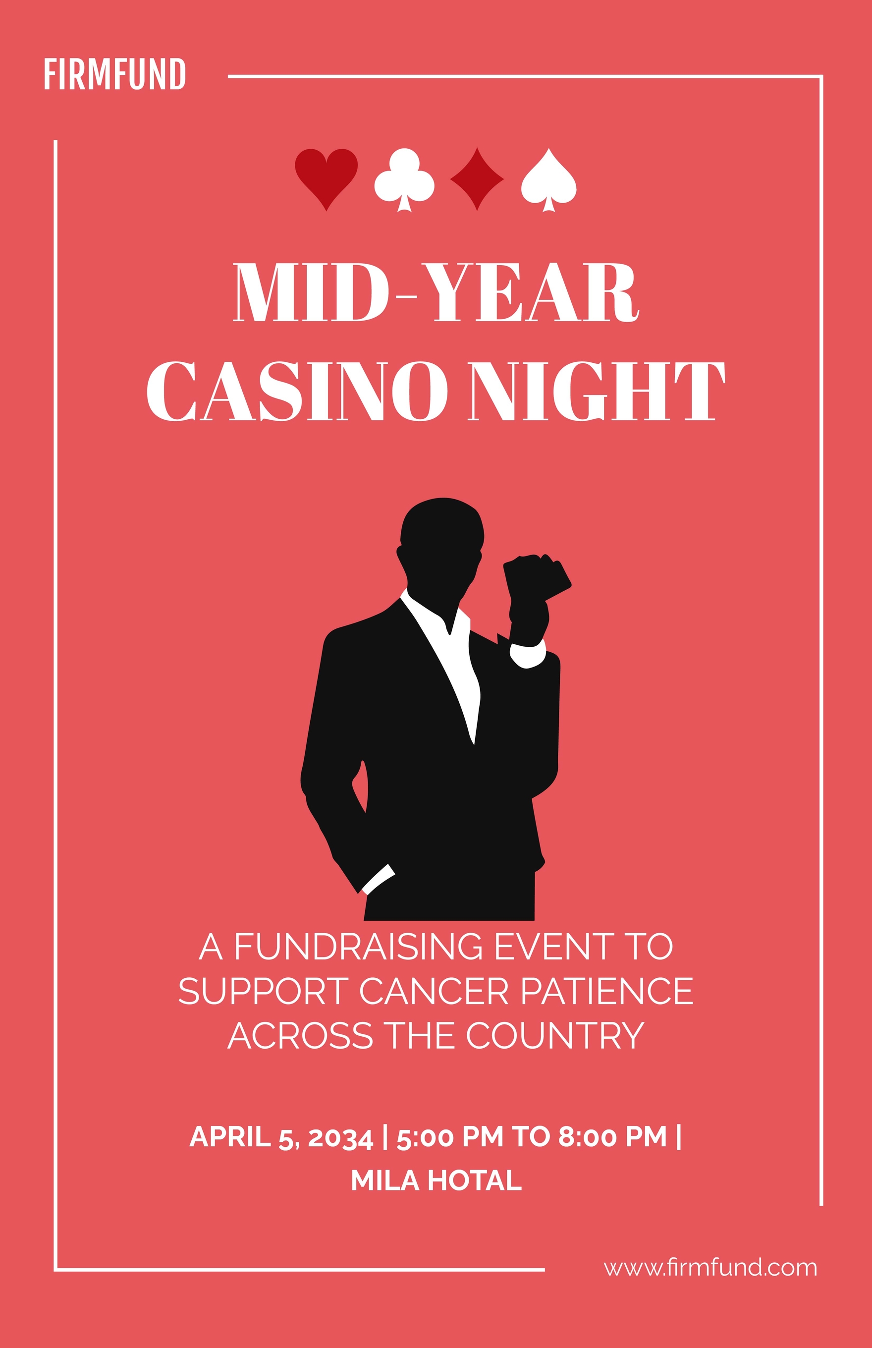 Simple Casino Poster in Word, Google Docs, Illustrator, PSD, Apple Pages, Publisher