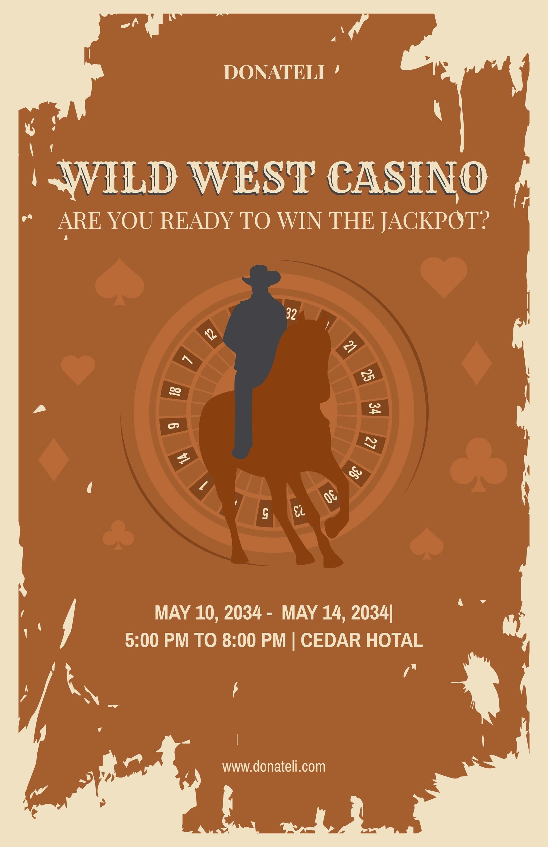 Western Casino Poster