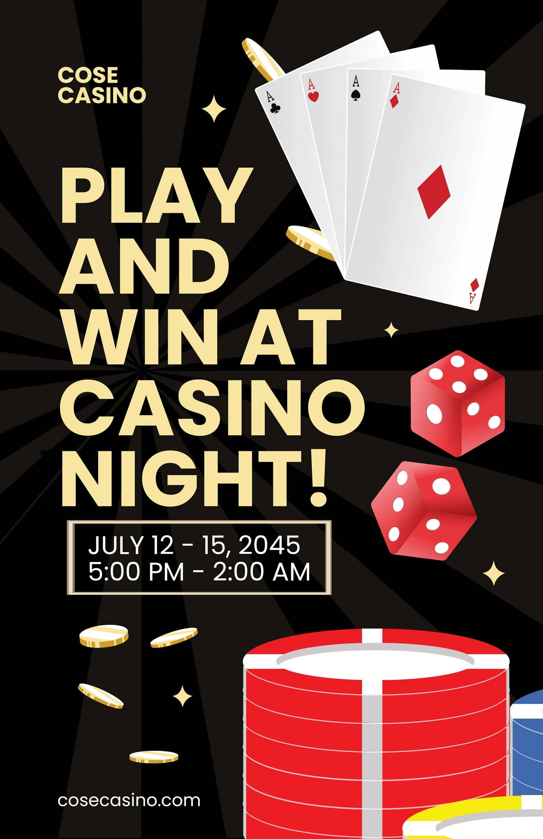 Free Casino Advertising Poster Template Download In Word Google Docs 