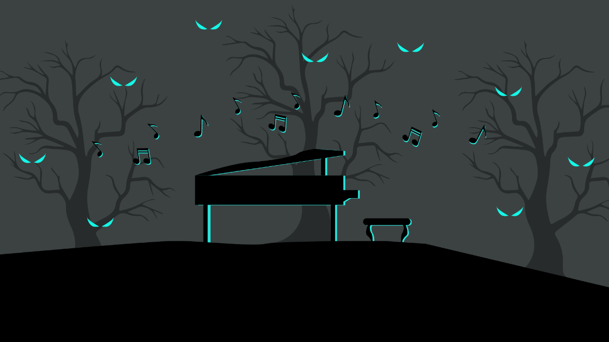 Free Scary Music Background Template