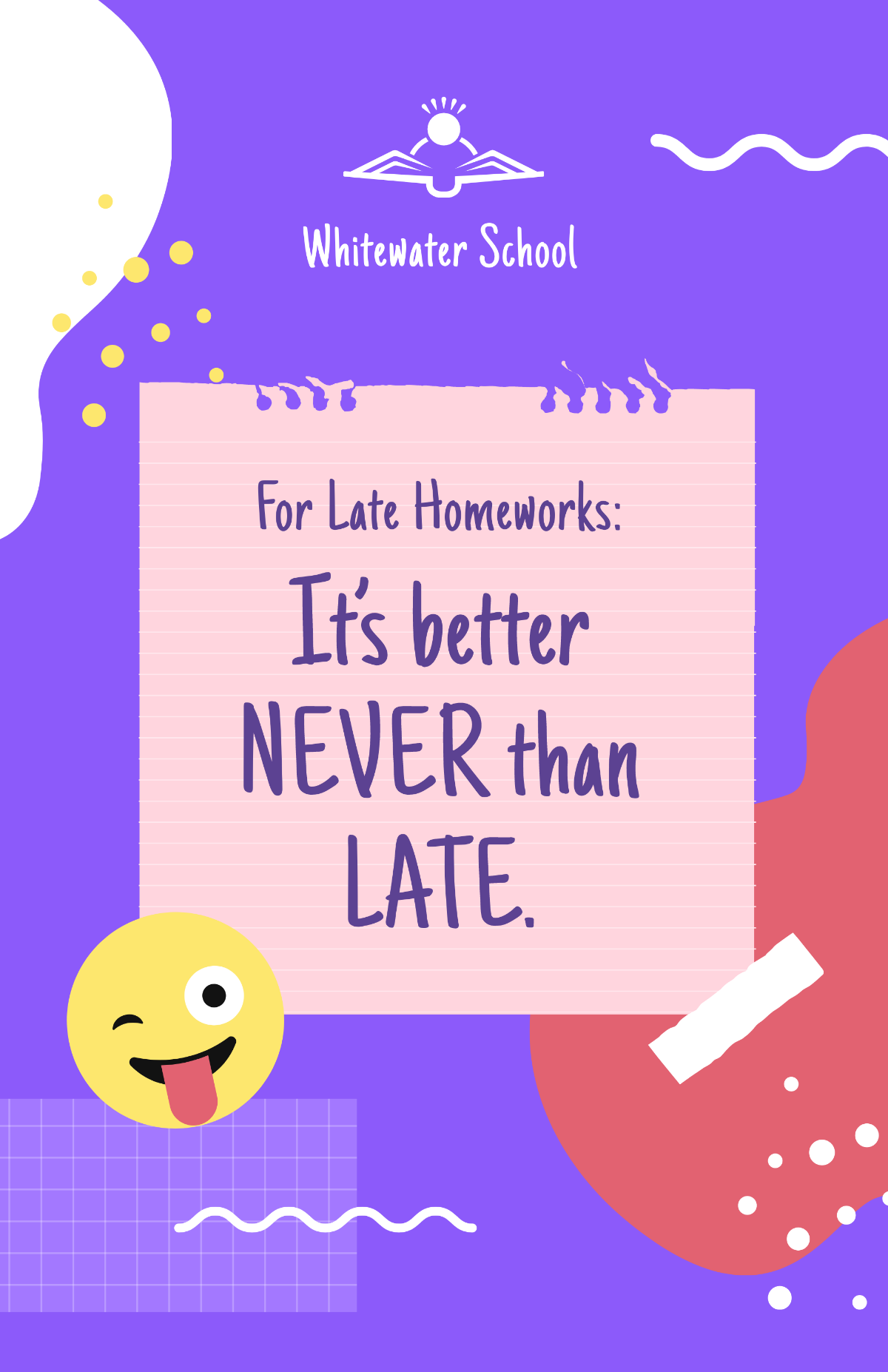 Funny Classroom Poster Template