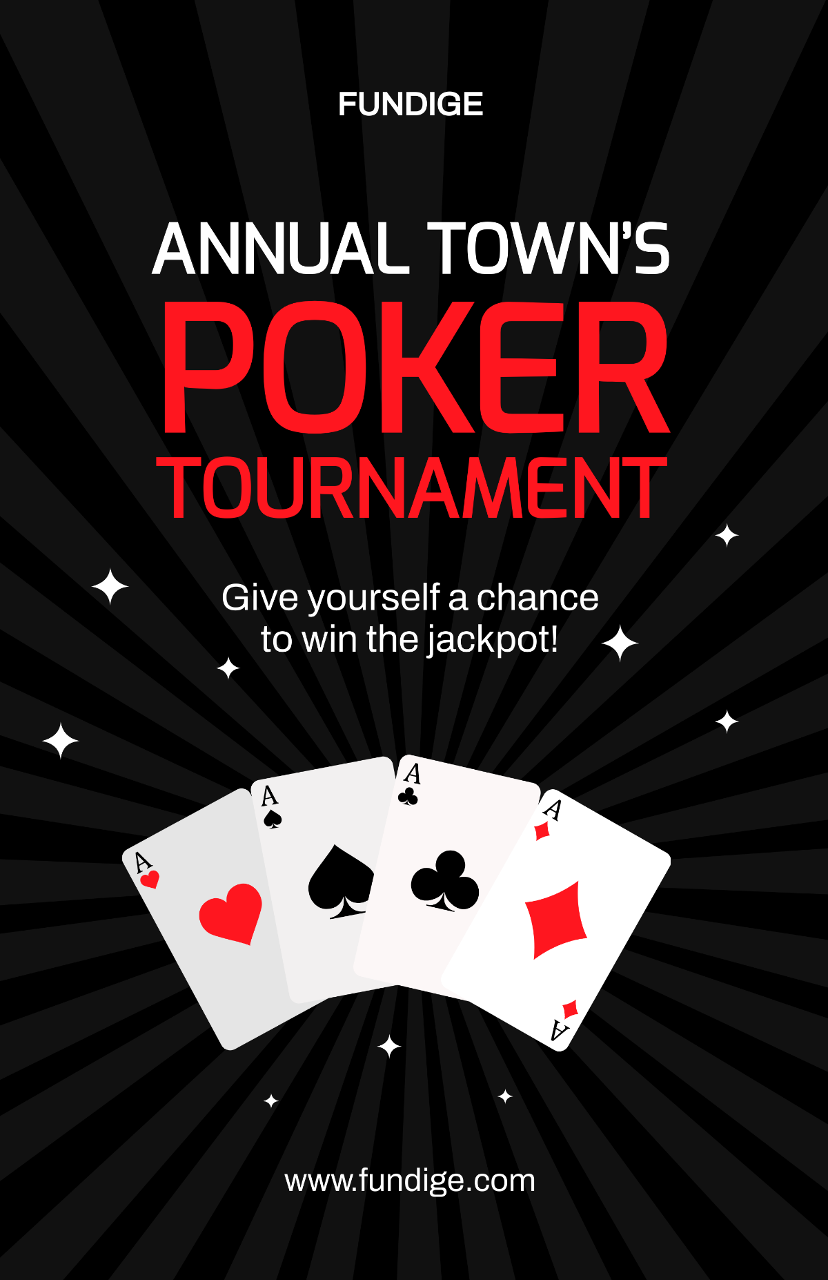Free Casino Tournament Poster Template