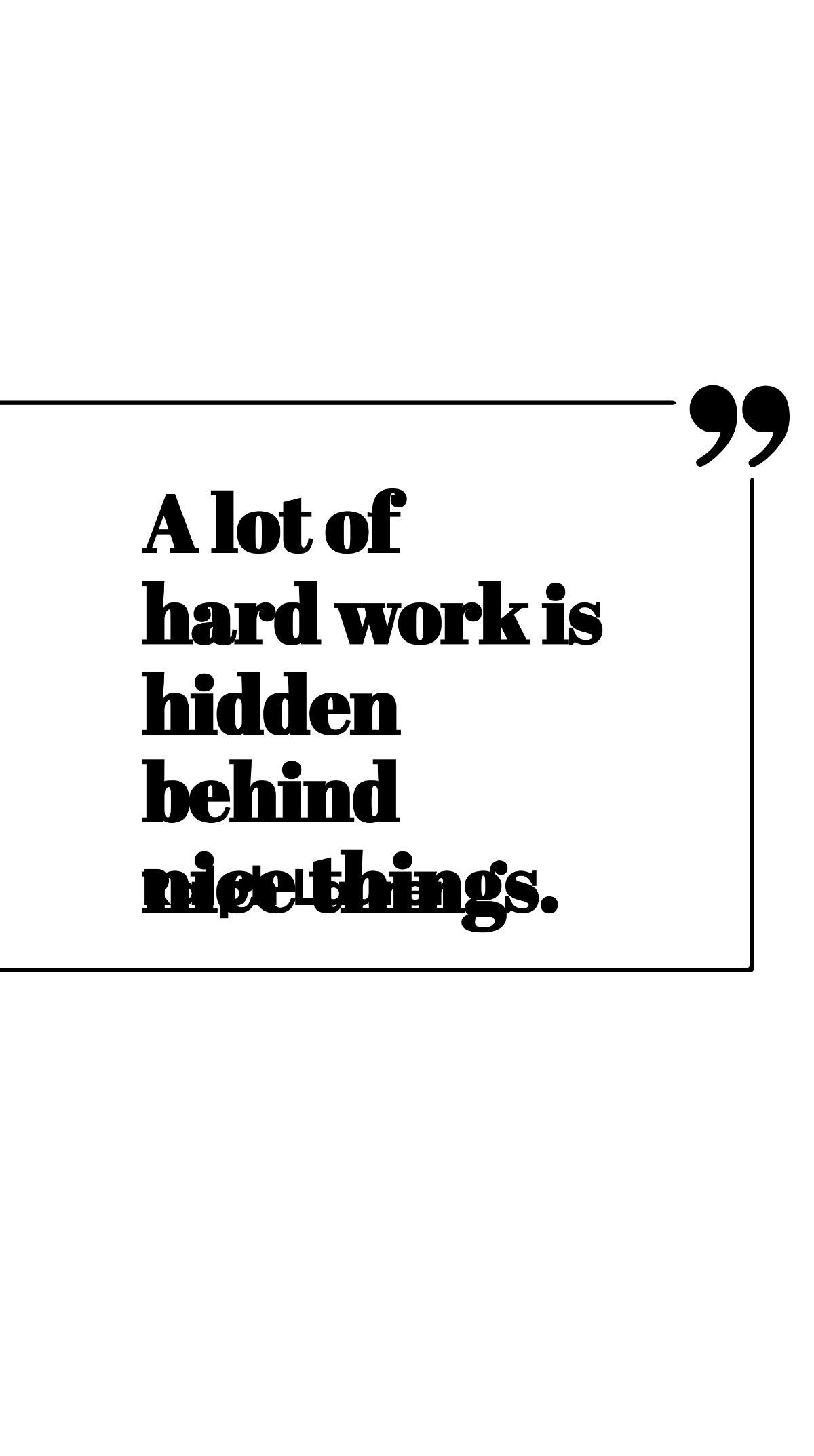 Ralph Lauren - A lot of hard work is hidden behind nice things. Template