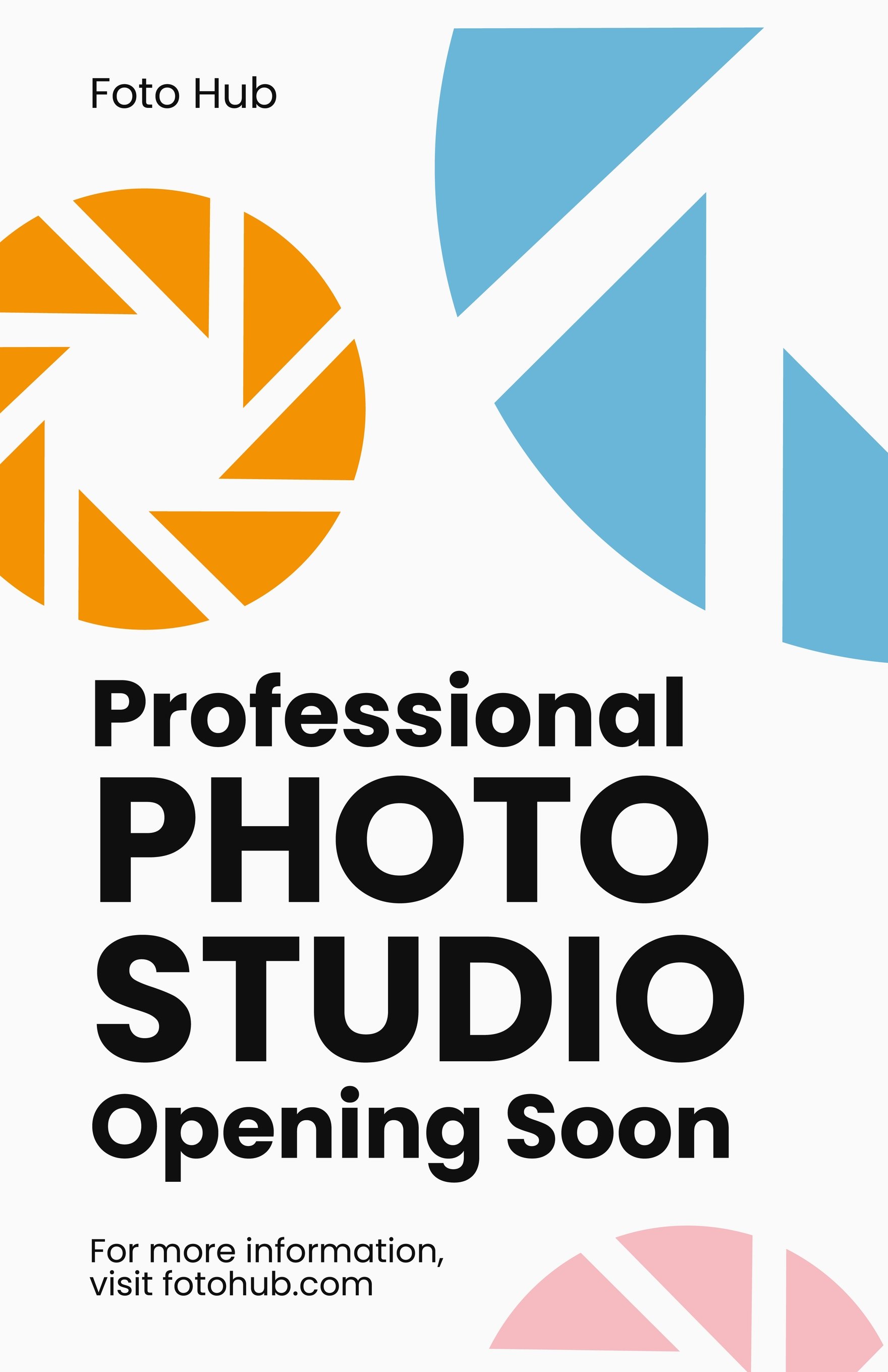 Studio Coming Soon Poster in Word, Google Docs, Illustrator, PSD, Apple Pages, Publisher