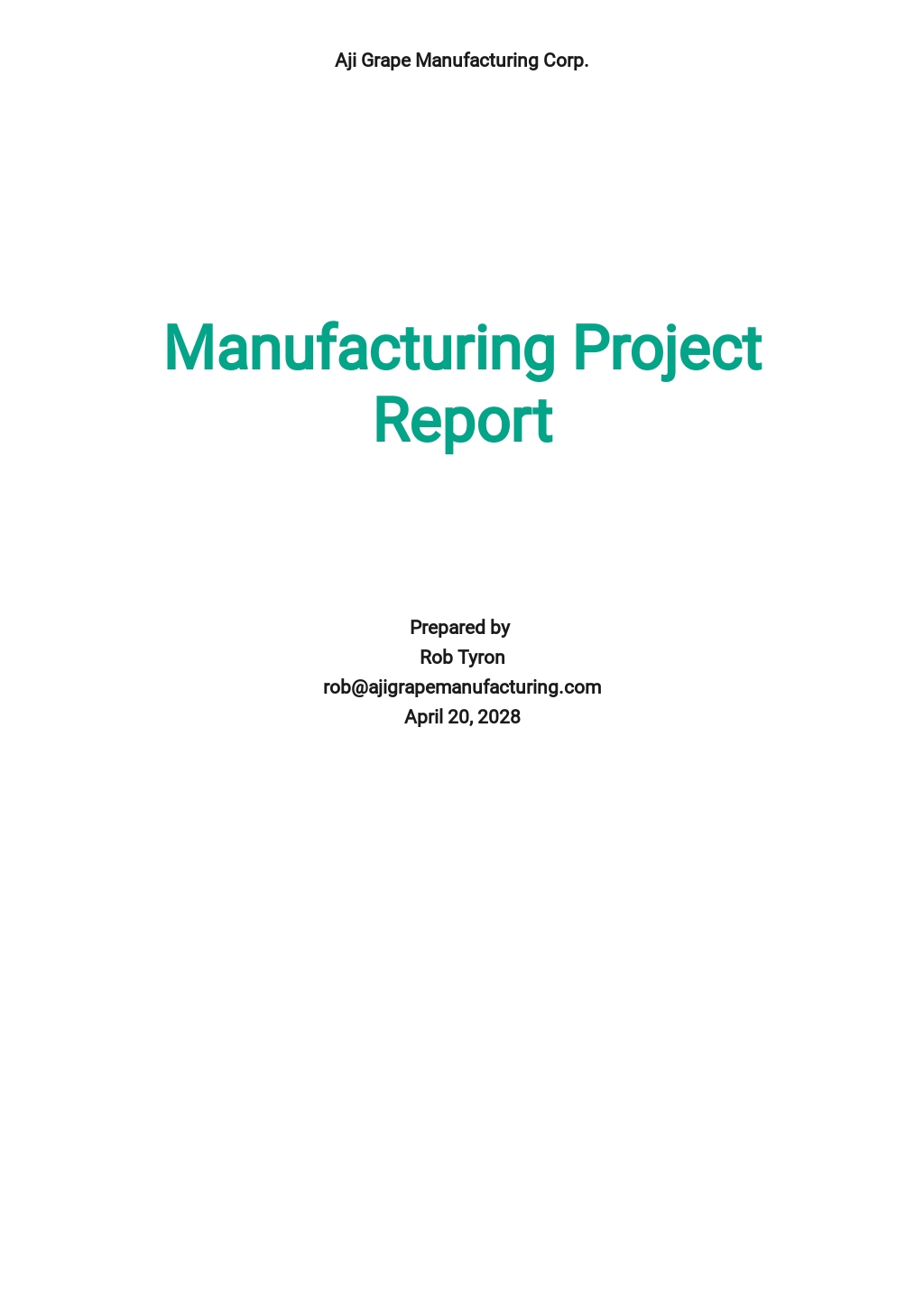 43+ FREE Project Report Templates [Edit & Download]