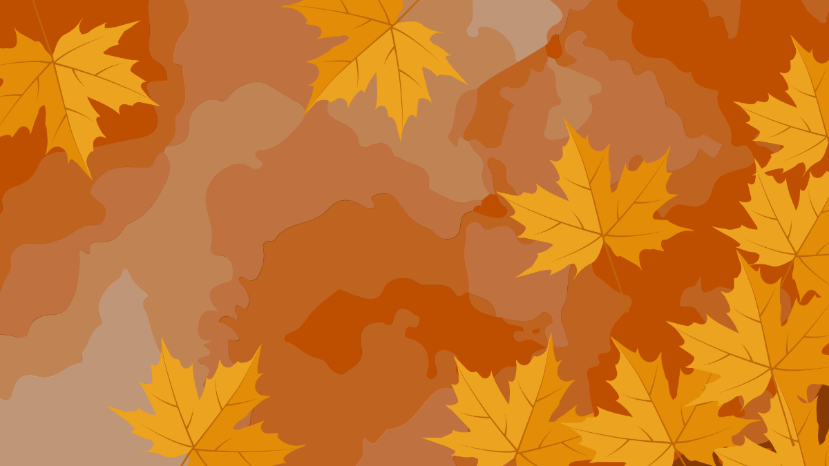 Fall Watercolor Background Template
