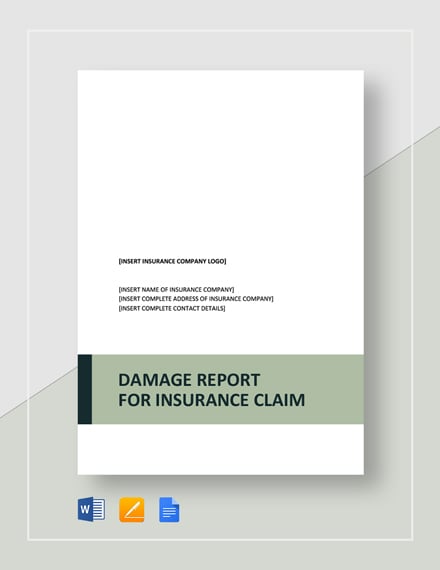 damage report for insurance