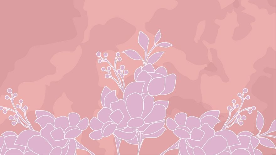 Free Purple Watercolor Flower Background