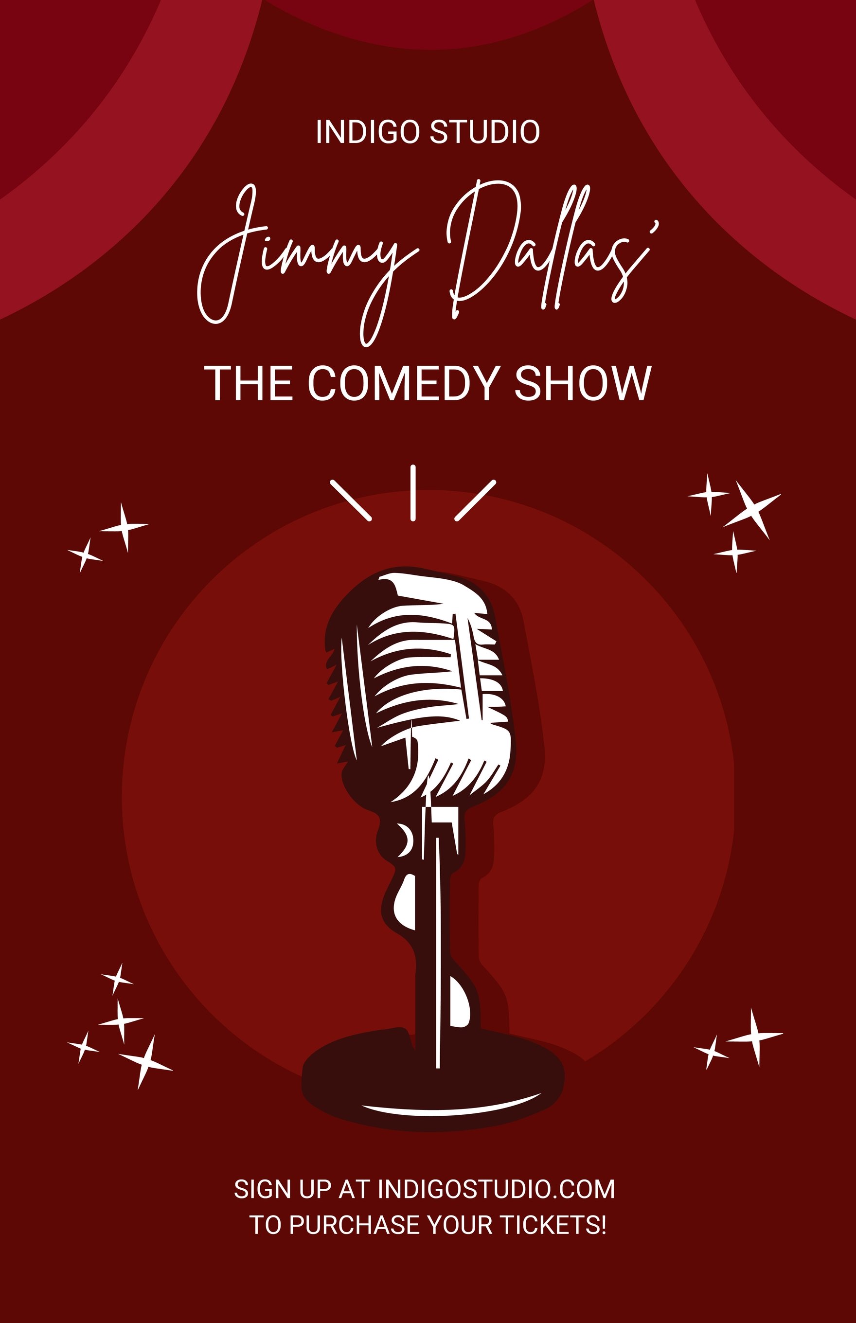 Creative Comedy Show Poster