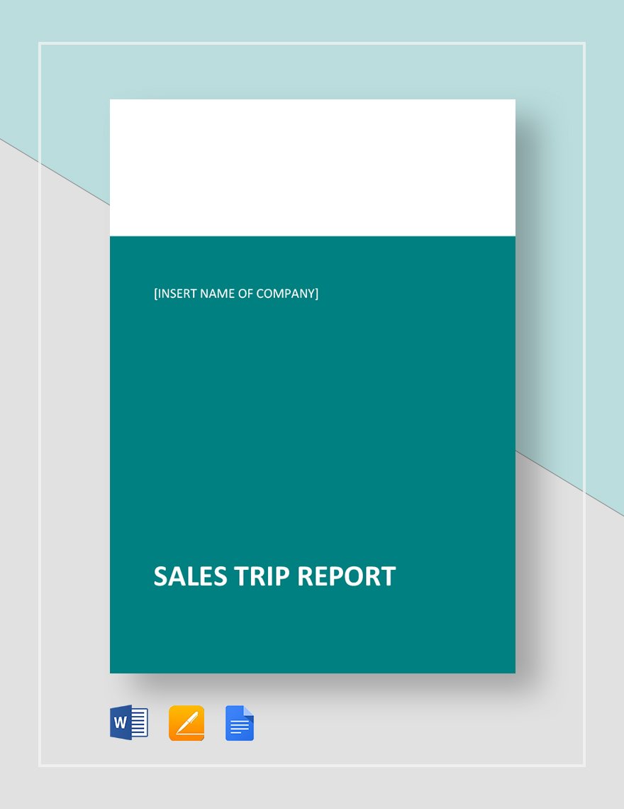 Sales Trip Report Template