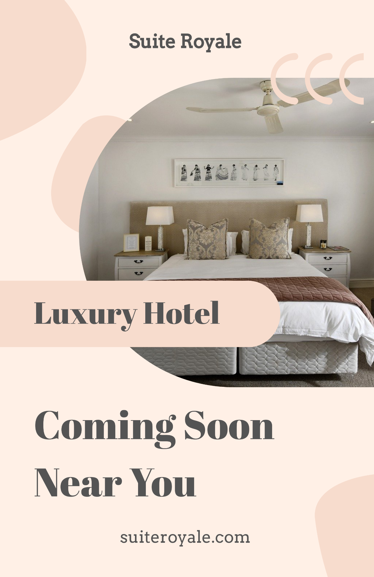 Hotel Coming Soon Poster Template