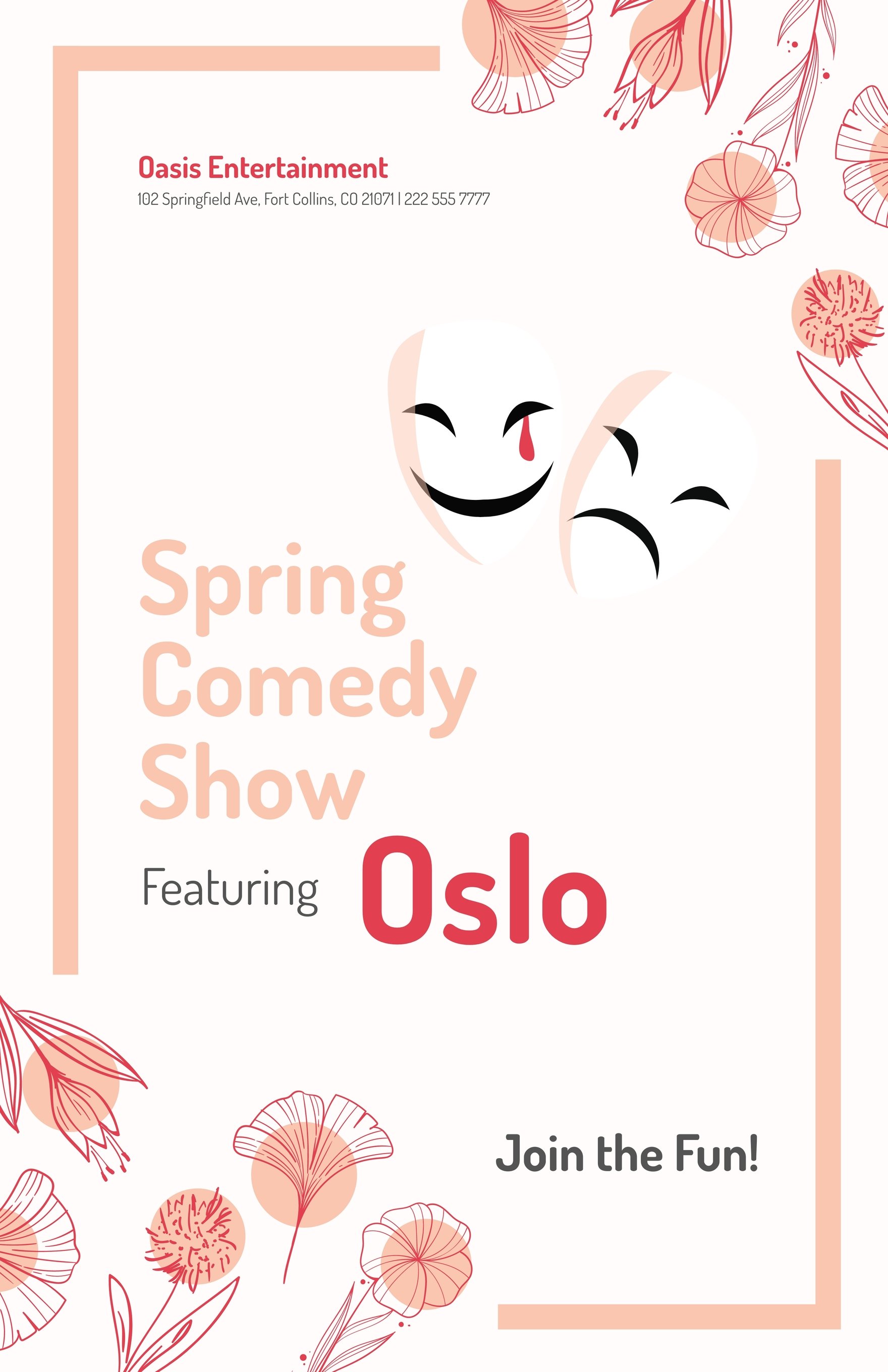 Spring Comedy Show Poster