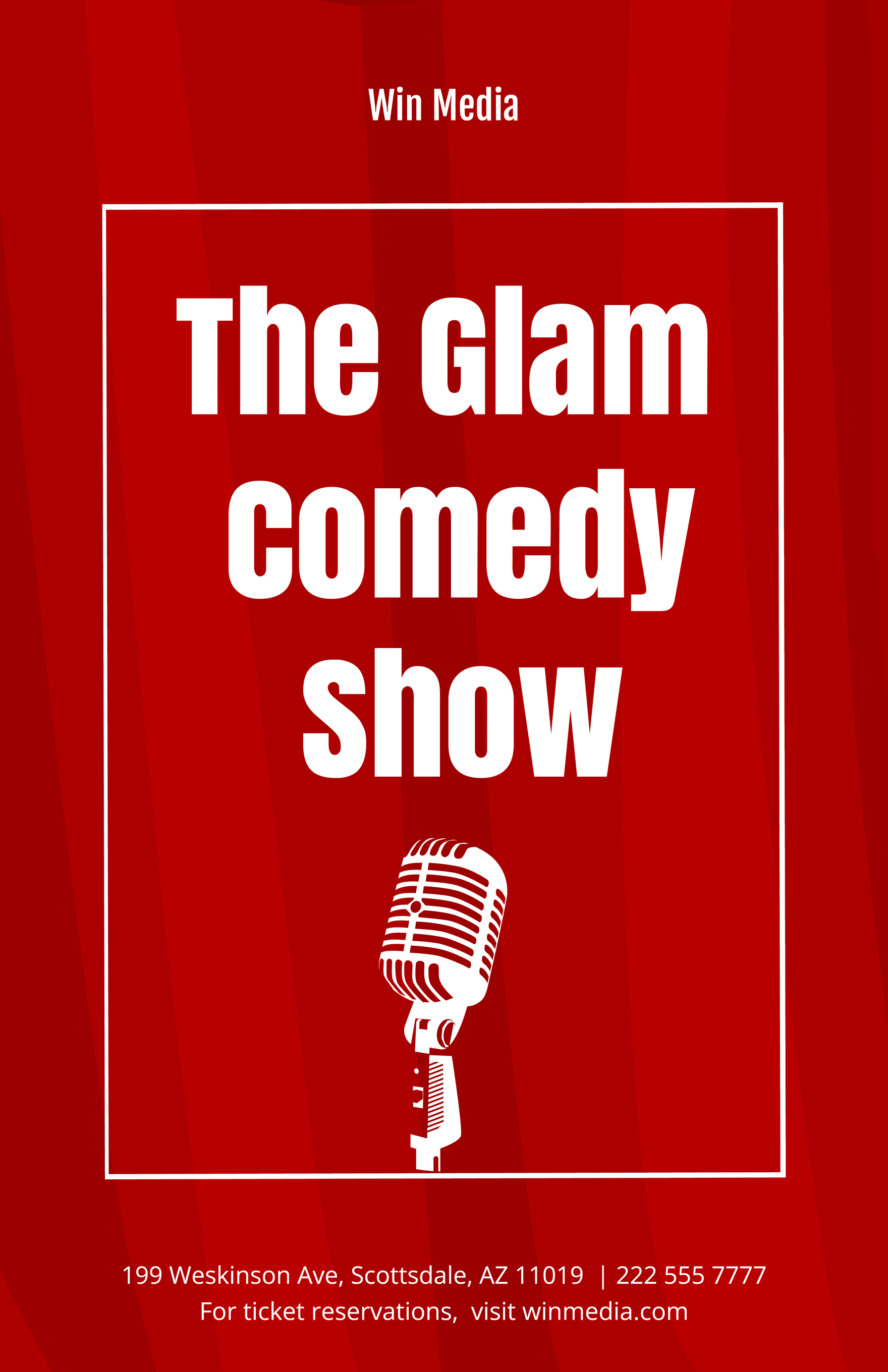 Retro Comedy Show Poster in Illustrator, PSD, Word, Publisher, Google Docs, Pages - Download | Template.net