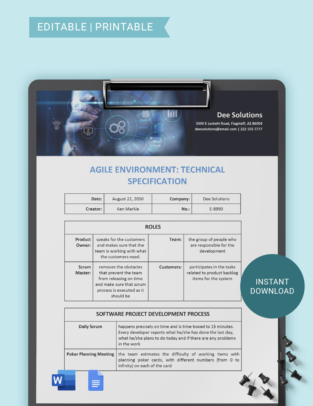 FREE Technical Specification Template - Download In Word, Google Docs ...