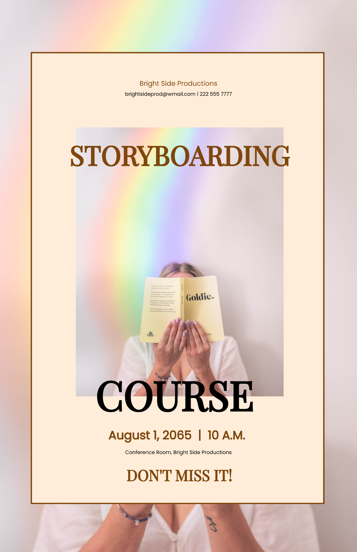 Course Advertisement Poster Template