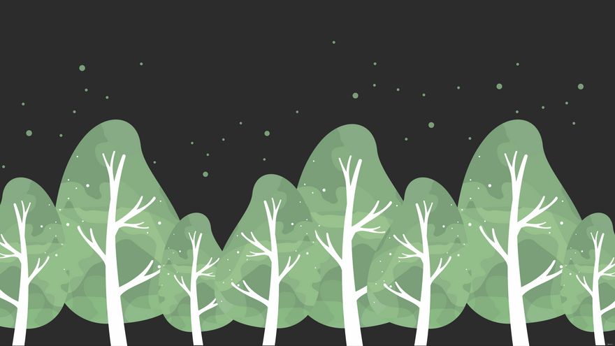 Watercolor Trees Background in Illustrator, EPS, SVG, JPG, PNG