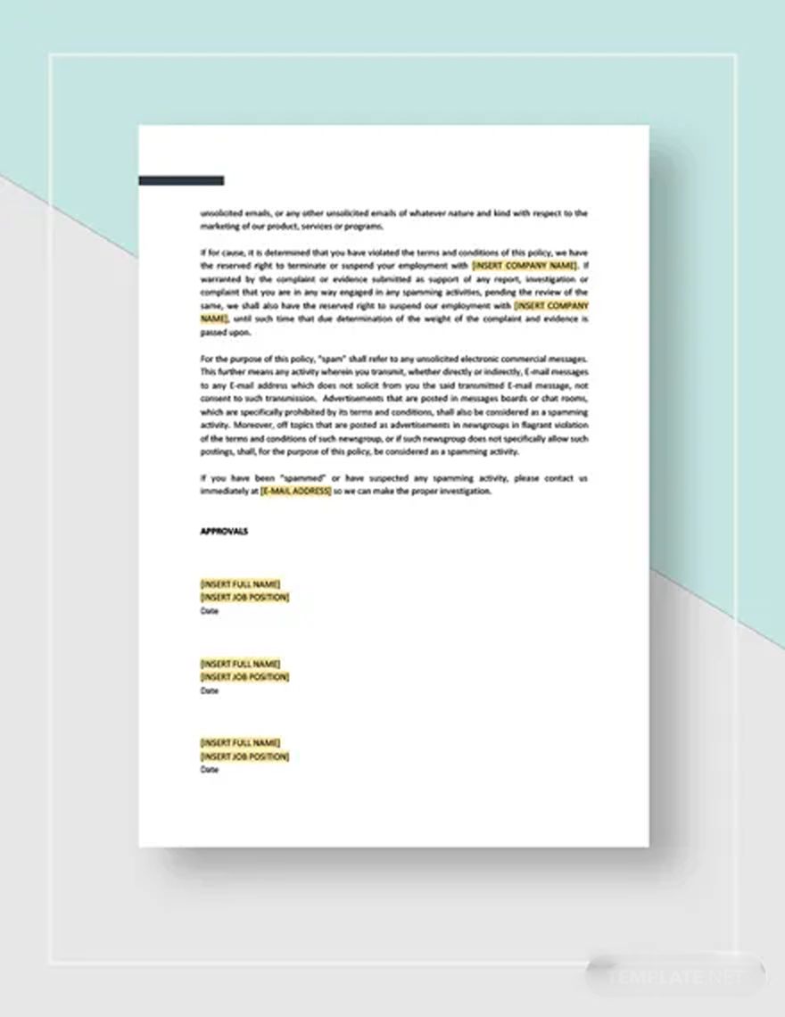 Policy Proposal Template in Pages, Word, PDF, Google Docs - Download ...