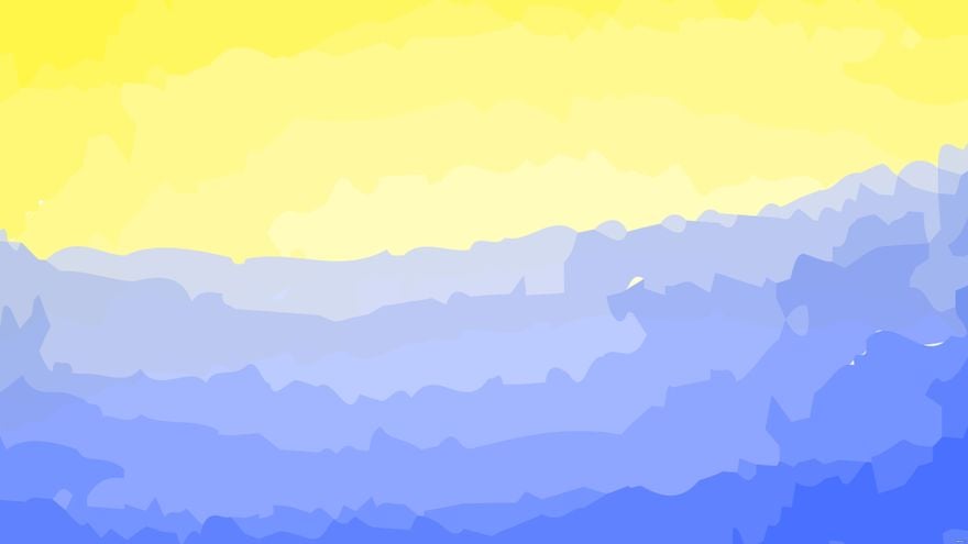 Blue And Gold Watercolor Background - EPS, Illustrator, JPG, PNG, SVG |  