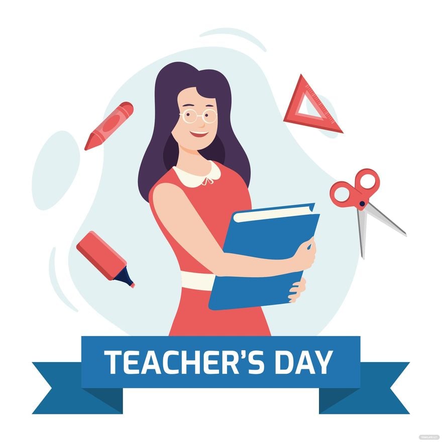 Happy Teachers Day Vector 