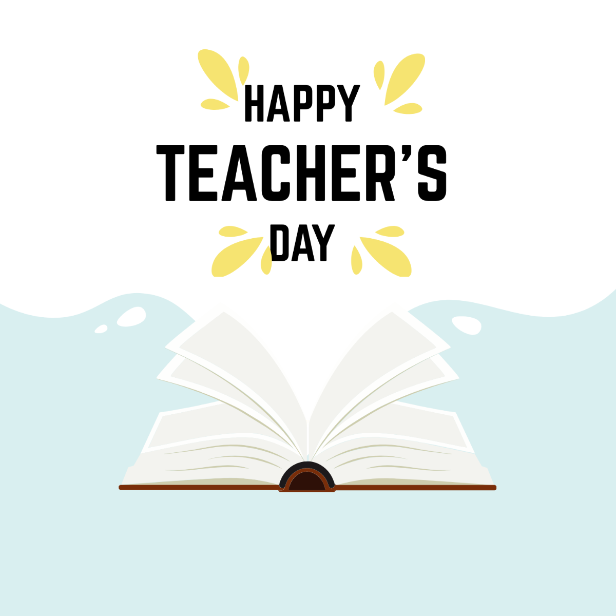 Teachers Day Graphic Vector Template